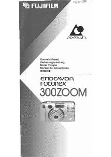 Fujifilm Fotonex 300 ix Zoom manual. Camera Instructions.